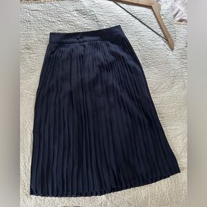 J. Crew pleated midi-length skirt
